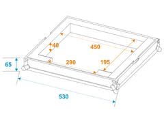 ROADINGER Flightcase DMX Move Bigfoot