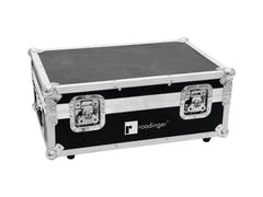 ROADINGER Flightcase 4x AKKU TL-3 Trusslight QuickDMX med ladefunksjon