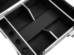 ROADINGER Flightcase 4x AKKU IP UP-4 QuickDMX med ladefunksjon