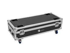 ROADINGER Flightcase 8x AKKU IP UP-4 QuickDMX med ladefunksjon