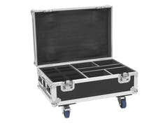 ROADINGER Flightcase 4x AKKU IP UP-4 Plus HCL Spot WDMX med ladefunksjon