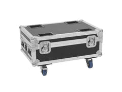 ROADINGER Flightcase 4x AKKU IP UP-4 Plus HCL Spot WDMX med ladefunksjon