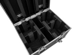ROADINGER flightcase til 4x LED TMH-X4 med hjul
