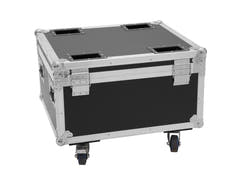 ROADINGER Flightcase for 4x AKKU IP PAR 7 QCL WDMX med ladefunksjon