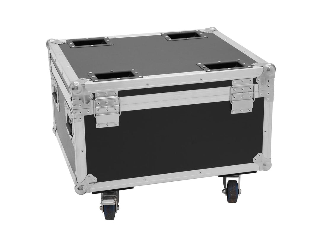 ROADINGER Flightcase for 4x AKKU IP PAR 7 QCL WDMX med ladefunksjon