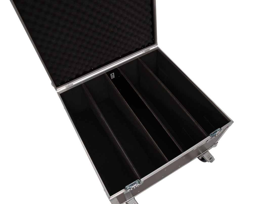 ROADINGER Flightcase for 4x LED PLL-480 med hjul