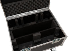 ROADINGER flightcase 4x LED CLS-9 QCL RGB/WW 9x7 W