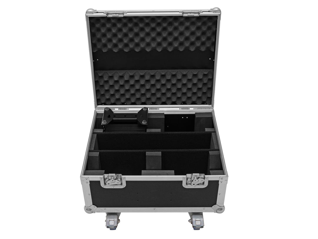 ROADINGER flightcase 4x LED CLS-9 QCL RGB/WW 9x7 W