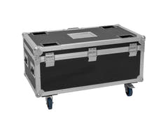 ROADINGER Flightcase 4x AKKU Multiflood IP 8x10W RGBW Wash CRMX med ladefunksjon