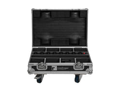 ROADINGER flightcase for 8x AKKU Mini IP UP-4 QCL Spot MK2 med ladefunksjon