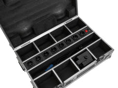 ROADINGER flightcase for 8x AKKU Mini IP UP-4 QCL Spot MK2 med ladefunksjon