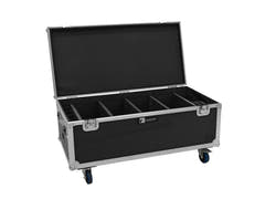 ROADINGER Flightcase 4x AKKU Multiflood IP 18x10W RGBW Wash CRMX med ladefunksjon