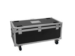 ROADINGER Flightcase 4x AKKU Multiflood IP 18x10W RGBW Wash CRMX med ladefunksjon