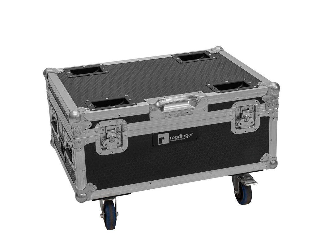 ROADINGER Flightcase 6x AKKU IP TL-3 QCL Trusslight CRMX med ladefunksjon og hjul
