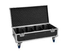 EUROLITE Sett med 4x LED PLL-576 CW/WW-panel + koffert med hjul