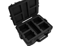ROADINGER plastkoffert for 4x AKKU UP-4 QCL Spot QuickDMX MK2