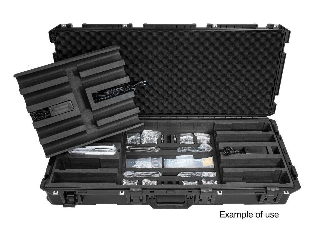 ROADINGER Plastkoffert for 4x AKKU IP Pixel Tube 360° CRMX