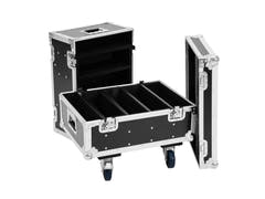ROADINGER Flightcase 8x IP PIX Strobe RGB CW+WW med hjul