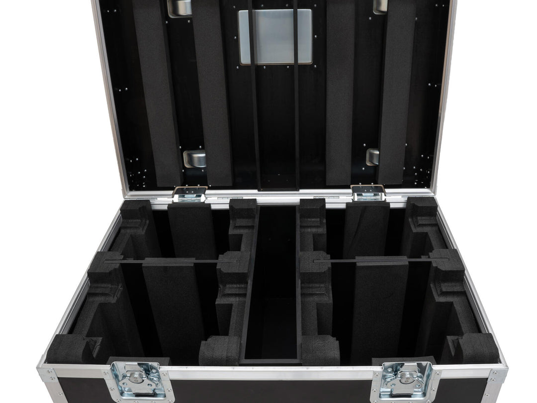 ROADINGER Flightcase HIGHLINE 4x LED IP TMH-S250/B250, med hjul