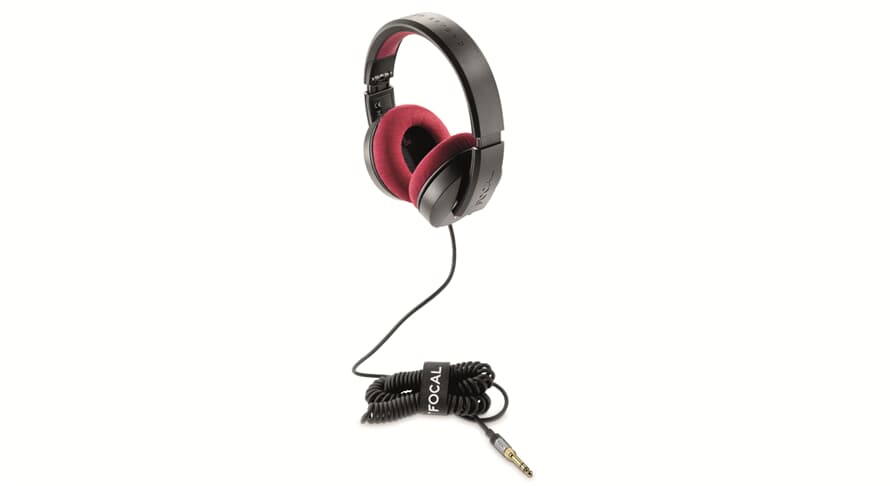 Focal Listen Professional DJ hodetelefoner (svart/rød)