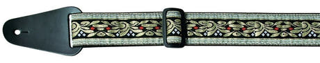 Fire & Stone Folk Jacquard gitarrem, lys med svart og gull
