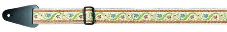 Fire & Stone Folk Jacquard gitarrem, lys med blomster