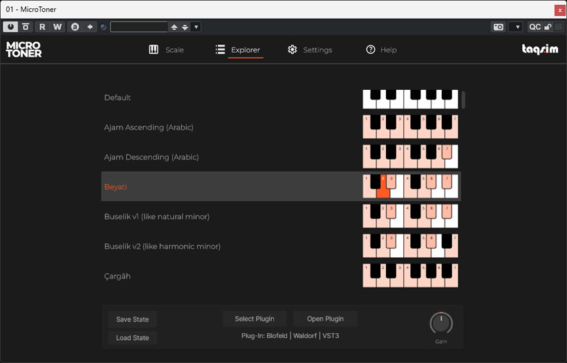 MICROTONER mikrotonal plugin