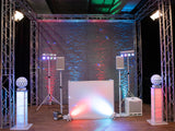 EUROLITE 2x Stage Stand variable incl. Cover and Bag, white