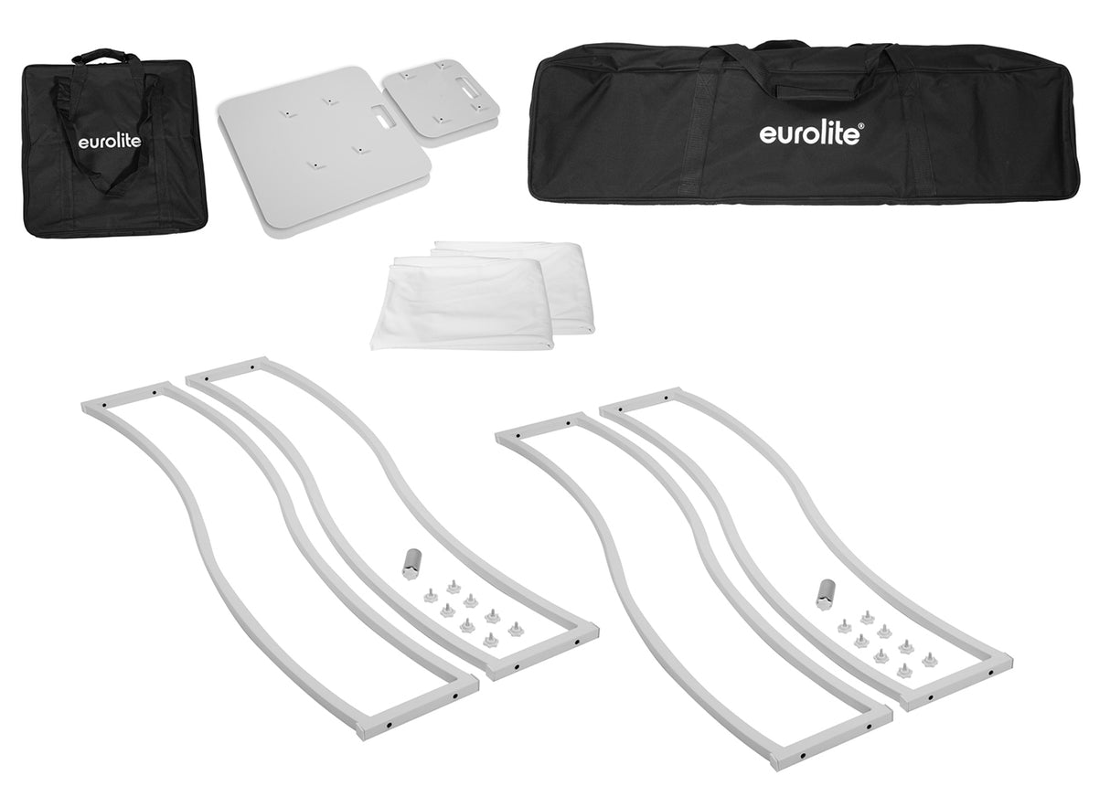 Scenestativer med buede stålben 2 stk.