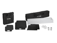 EUROLITE 2x Stage Stand 150 cm inkl. Cover and bag, svart