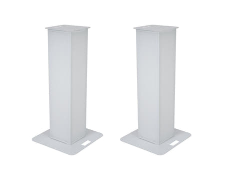 EUROLITE 2x Stage Stand 150cm inkl. trekk og bag, hvit