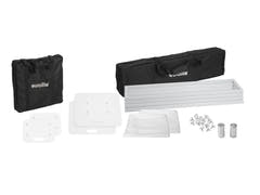 EUROLITE 2x Stage Stand 150cm inkl. trekk og bag, hvit