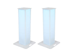 EUROLITE 2x Stage Stand 150cm inkl. trekk og bag, hvit