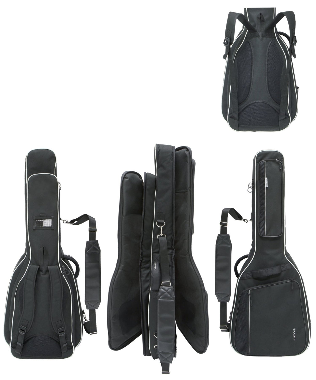 GEWA Gitarer dobbel gigbag Prestige 25 - 2 elbasser