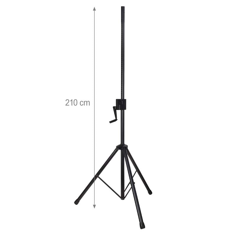 Wind-Up Høyttalerstativ 130-210cm (70 kg)