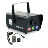 Firefog Hornet 400LED røykmaskin 400 W med LED og 2 fjernkontroller, svart
