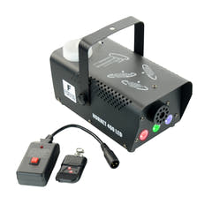 Firefog Hornet 400LED røykmaskin 400 W med LED og 2 fjernkontroller, svart