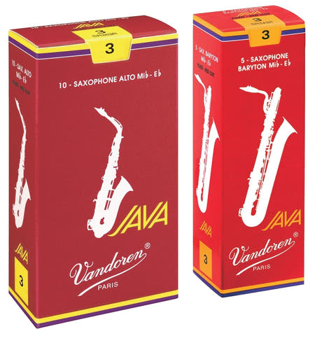 Vandoren Reeds Soprano Saxophone Java Filed Red - 3 1/2