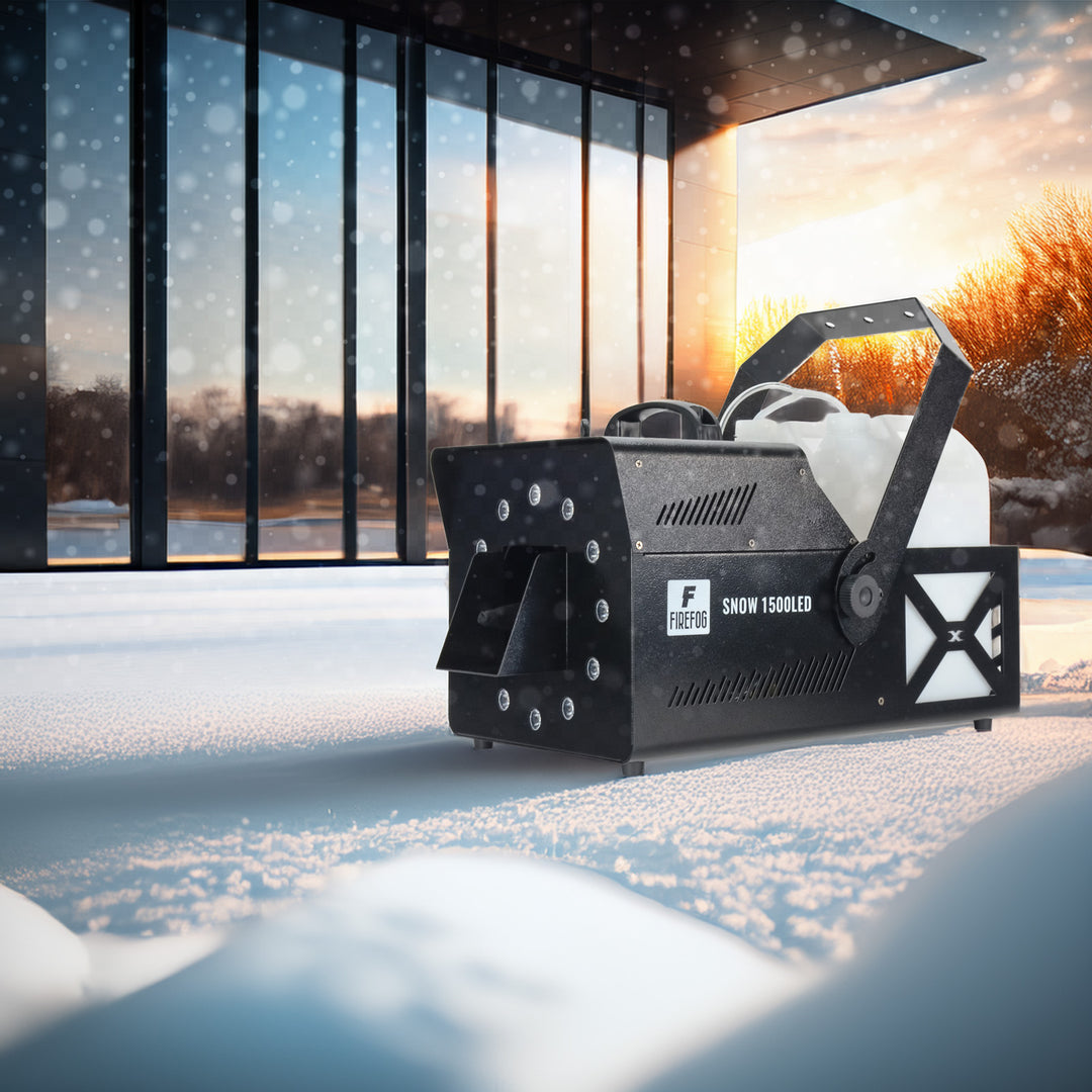 Firefog Snow 1500LED snømaskiner 1500 W med RGB LED og DMX