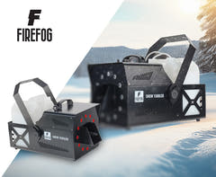Firefog Snow 1500LED snømaskiner 1500 W med RGB LED og DMX