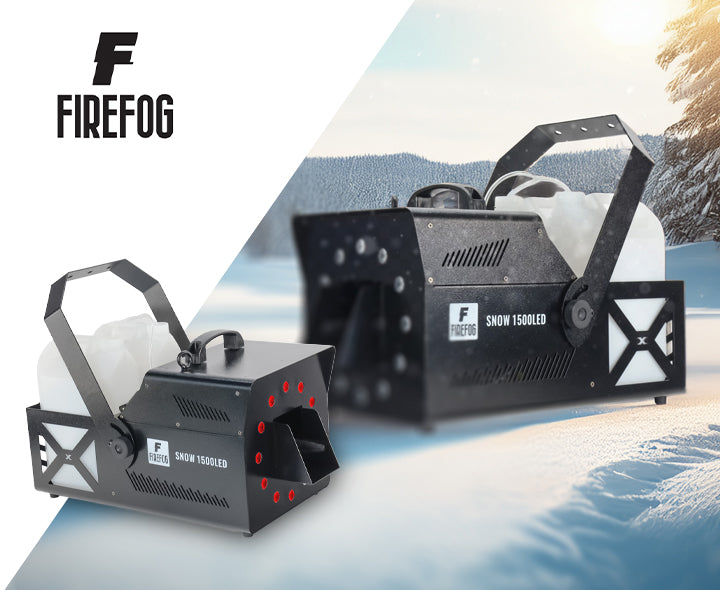 Firefog Snow 1500LED snømaskiner 1500 W med RGB LED og DMX