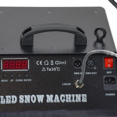 Firefog Snow 1500LED snømaskiner 1500 W med RGB LED og DMX