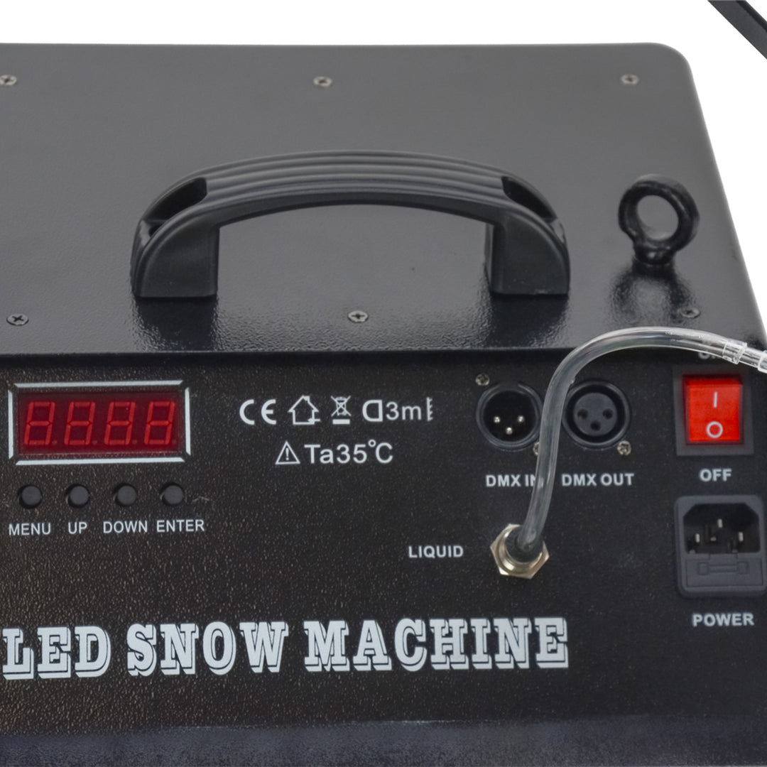 Firefog Snow 1500LED snømaskiner 1500 W med RGB LED og DMX