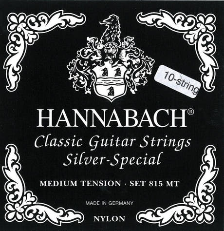 Hannabach 815 G3 diskantstreng til 8- og 10-strenget gitar, MT