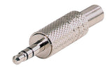 GEWA 3,5 mm stereo-minijackplugg med knekkbeskyttelse