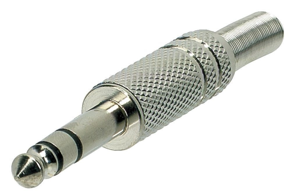 GEWA 6,3 mm stereo-jackplugg med knekkbeskyttelse