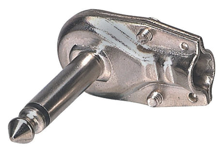 GEWA vinklet 6,3 mm mono-jackplugg uten knekkbeskyttelse