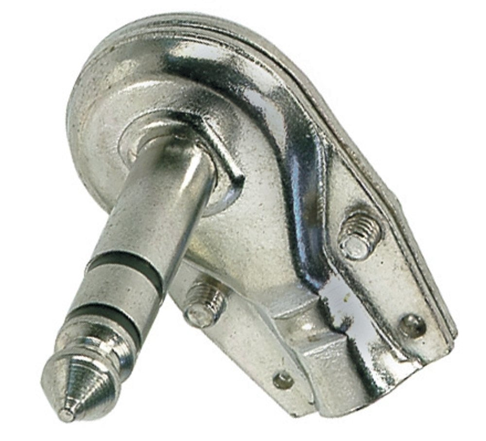 GEWA vinklet 6,3 mm stereo-jackplugg uten knekkbeskyttelse