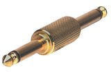 GEWA jackadapter 6,3 mm mono, hann til hann, forgylt