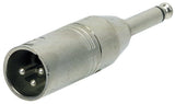 GEWA-adapter XLR-hann til 6,3 mm mono-jack
